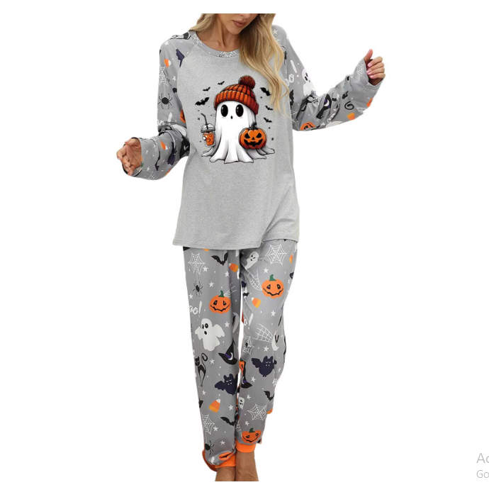 Pajamas For Women Set Halloween Cozy 2 Piece
